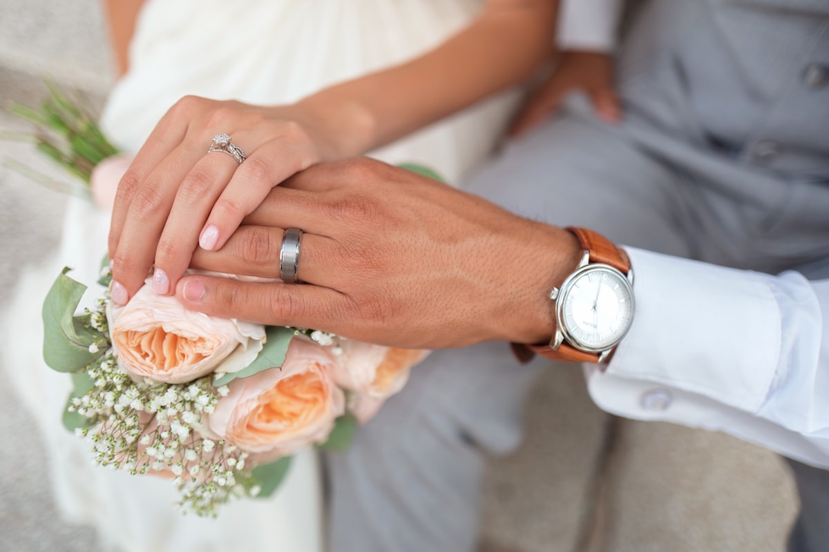 Wedding venue with warm decorative lighting during arrival