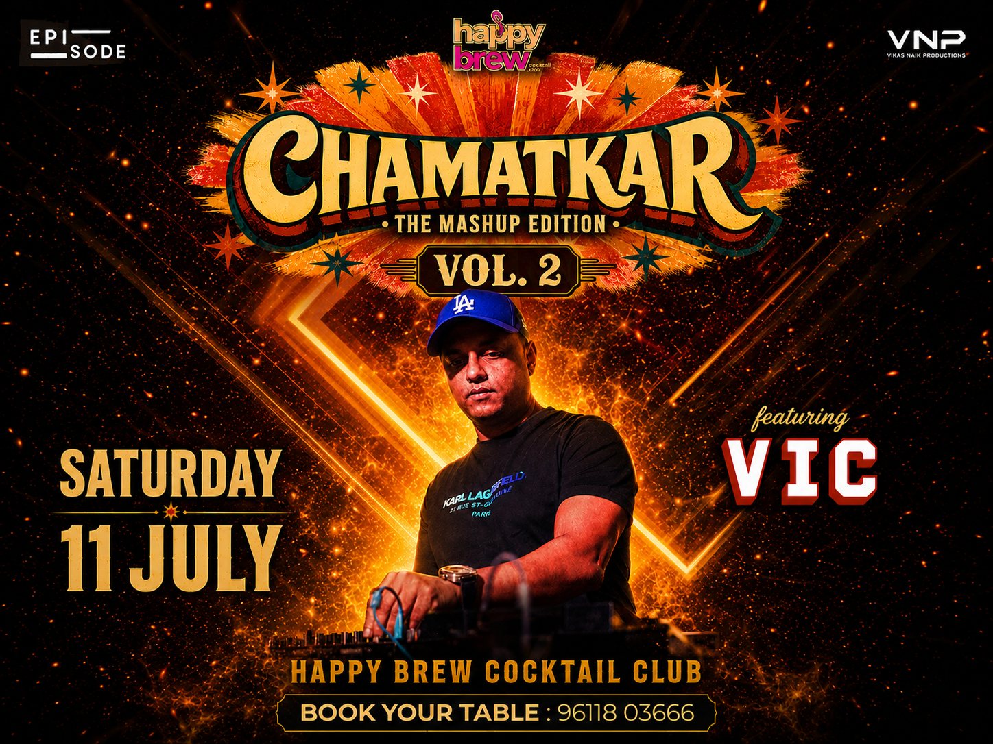 Chamatkar Vol. 2 — Saturday, 11 July 2026 at Happy Brew, Koramangala