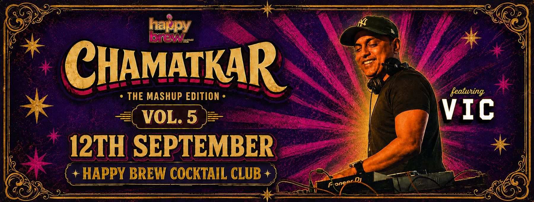 Chamatkar Vol. 5 — Saturday, 12 September 2026 at Happy Brew, Koramangala