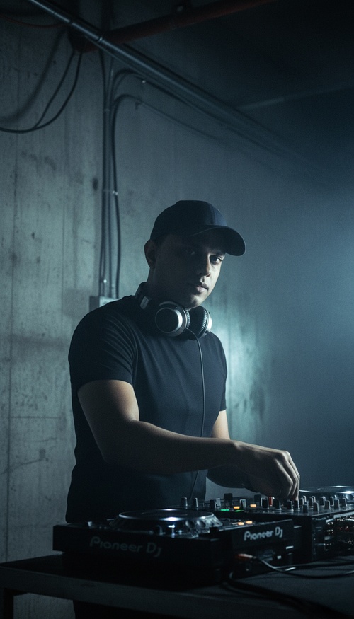 DJ VIC at a rooftop bar event in Bangalore