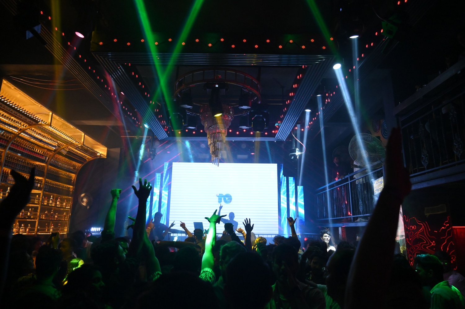 DJ VIC behind the decks at a five-star hotel event